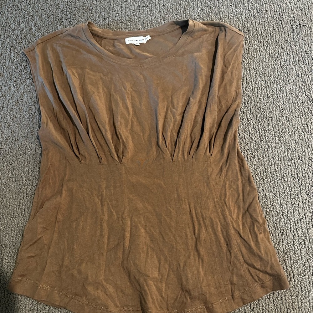 Good American Brown Blouse
